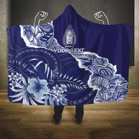Fiji Queen Victoria School Personalised Hooded Blanket Masi Tapa Torn Style LT7 - Polynesian Pride