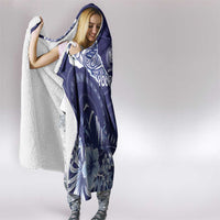 Fiji Queen Victoria School Personalised Hooded Blanket Masi Tapa Torn Style LT7 - Polynesian Pride