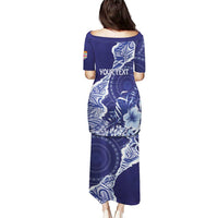 Fiji Queen Victoria School Personalised Puletasi Masi Tapa Torn Style LT7 - Polynesian Pride