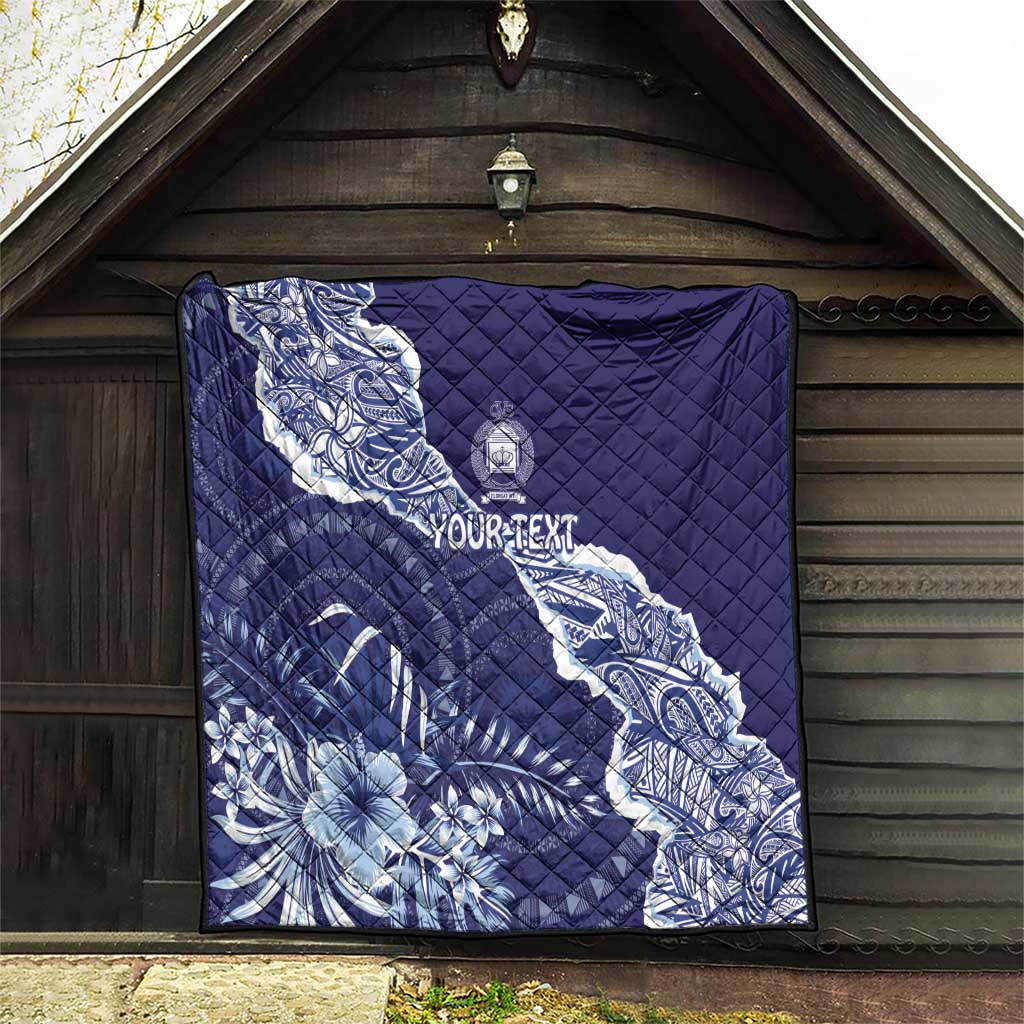 Fiji Queen Victoria School Personalised Quilt Masi Tapa Torn Style LT7 - Polynesian Pride