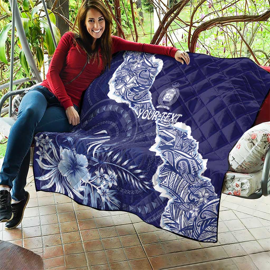 Fiji Queen Victoria School Personalised Quilt Masi Tapa Torn Style LT7 - Polynesian Pride