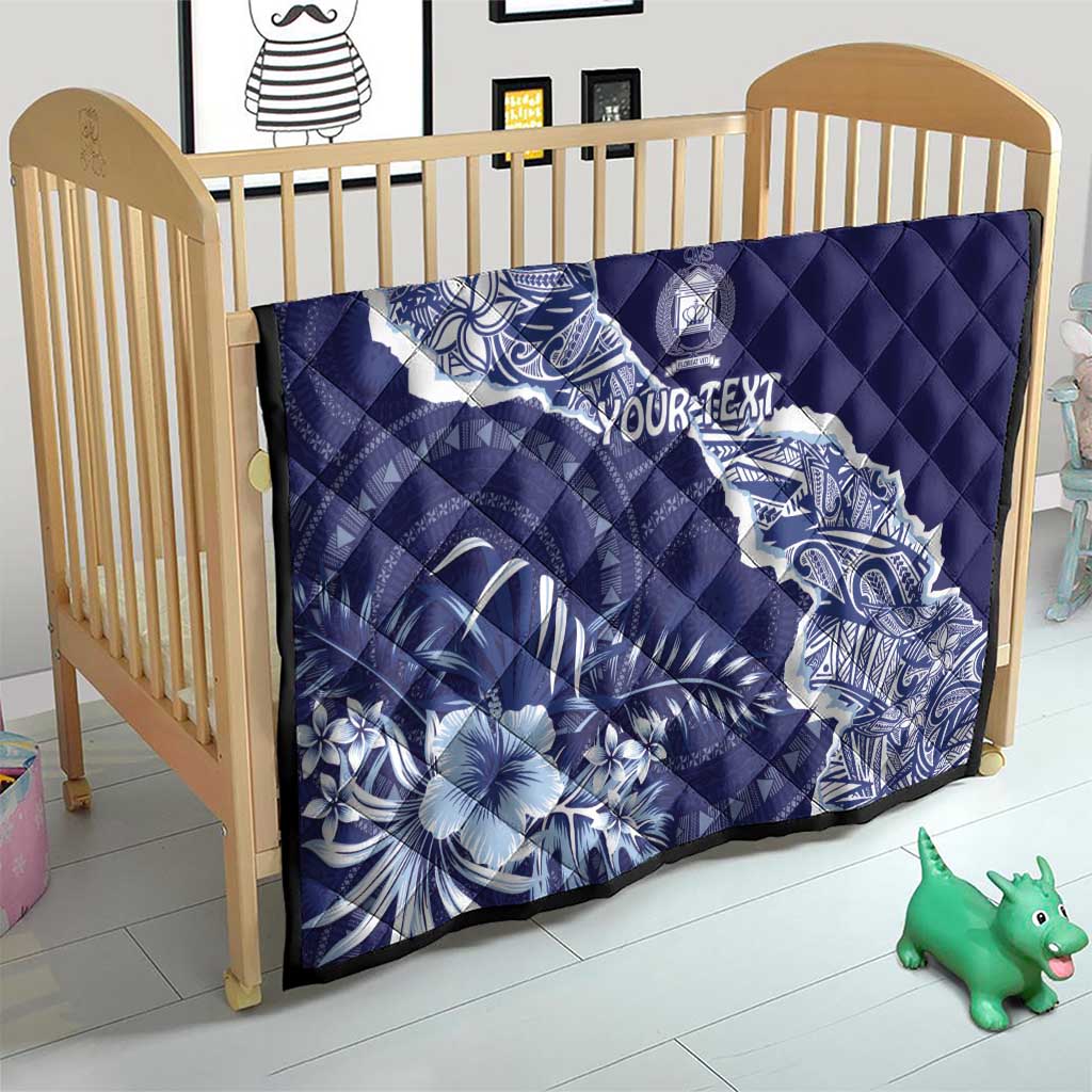 Fiji Queen Victoria School Personalised Quilt Masi Tapa Torn Style LT7 - Polynesian Pride