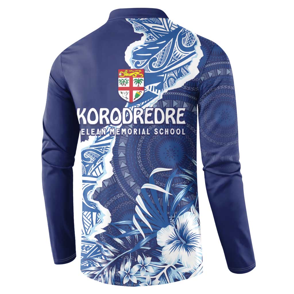 Fiji Lelean Memorial School Personalised Button Sweatshirt Korodredre Davuilevu Masi Mix Style