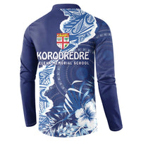 Fiji Lelean Memorial School Personalised Button Sweatshirt Korodredre Davuilevu Masi Mix Style