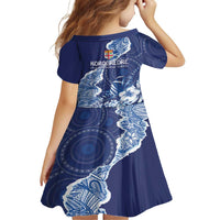 Fiji Lelean Memorial School Personalised Family Matching Long Sleeve Bodycon Dress and Hawaiian Shirt Korodredre Davuilevu Masi Mix Style