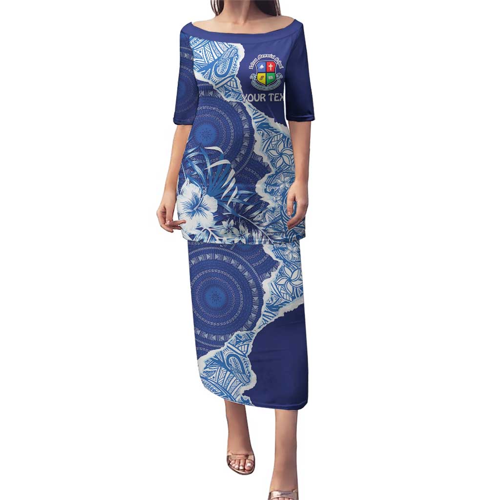 Fiji Lelean Memorial School Personalised Puletasi Korodredre Davuilevu Masi Mix Style