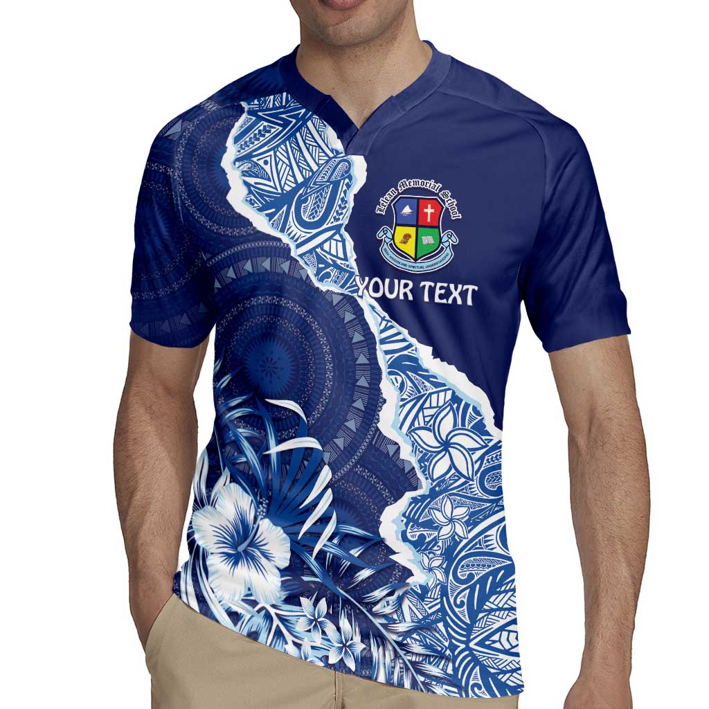 Fiji Lelean Memorial School Personalised Rugby Jersey Korodredre Davuilevu Masi Mix Style