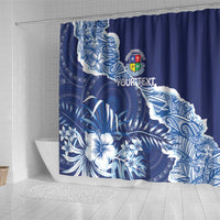 Fiji Lelean Memorial School Personalised Shower Curtain Korodredre Davuilevu Masi Mix Style