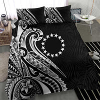 Kia Orana Cook Islands Bedding Set Kerekere Plumeria Tropical Waves - Polynesian Pride