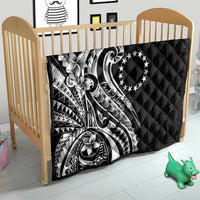 Kia Orana Cook Islands Quilt Kerekere Plumeria Tropical Waves - Polynesian Pride