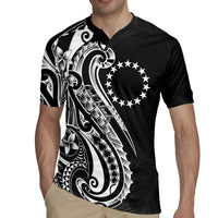 Kia Orana Cook Islands Rugby Jersey Kerekere Plumeria Tropical Waves - Polynesian Pride