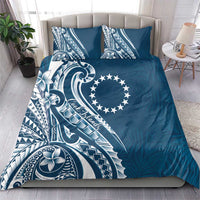 Kia Orana Cook Islands Bedding Set Auika Plumeria Tropical Waves - Polynesian Pride