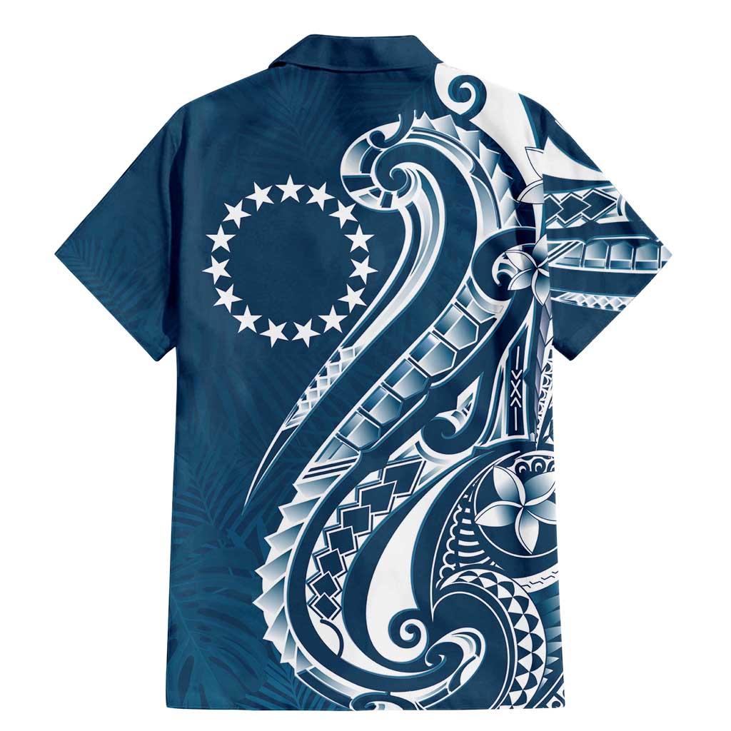 Kia Orana Cook Islands Family Matching Mermaid Dress and Hawaiian Shirt Auika Plumeria Tropical Waves - Polynesian Pride