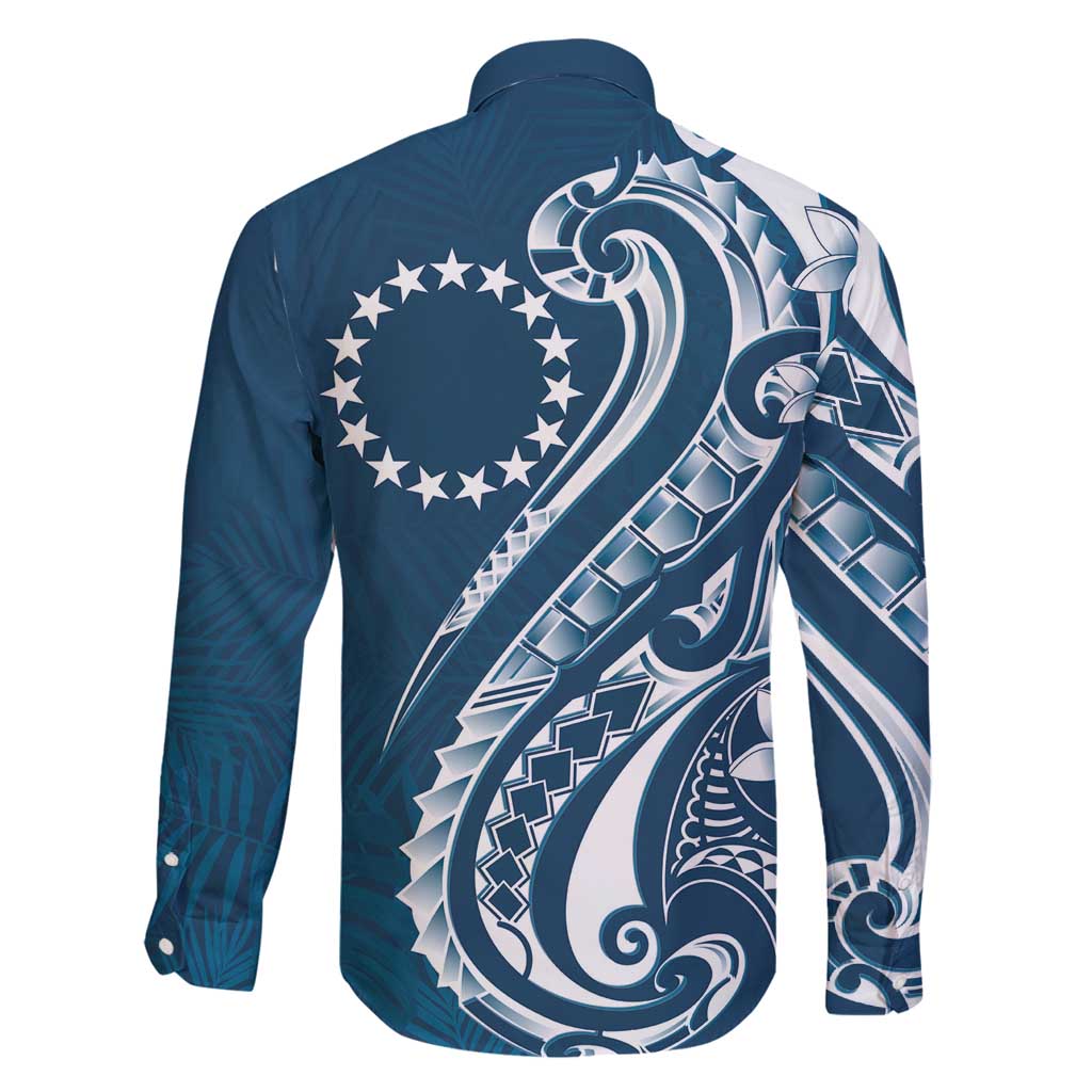 Kia Orana Cook Islands Family Matching Puletasi and Hawaiian Shirt Auika Plumeria Tropical Waves - Polynesian Pride