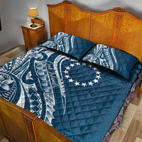 Kia Orana Cook Islands Quilt Bed Set Auika Plumeria Tropical Waves - Polynesian Pride