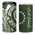 Kia Orana Cook Islands 4 in 1 Can Cooler Tumbler Matie Plumeria Tropical Waves - Polynesian Pride