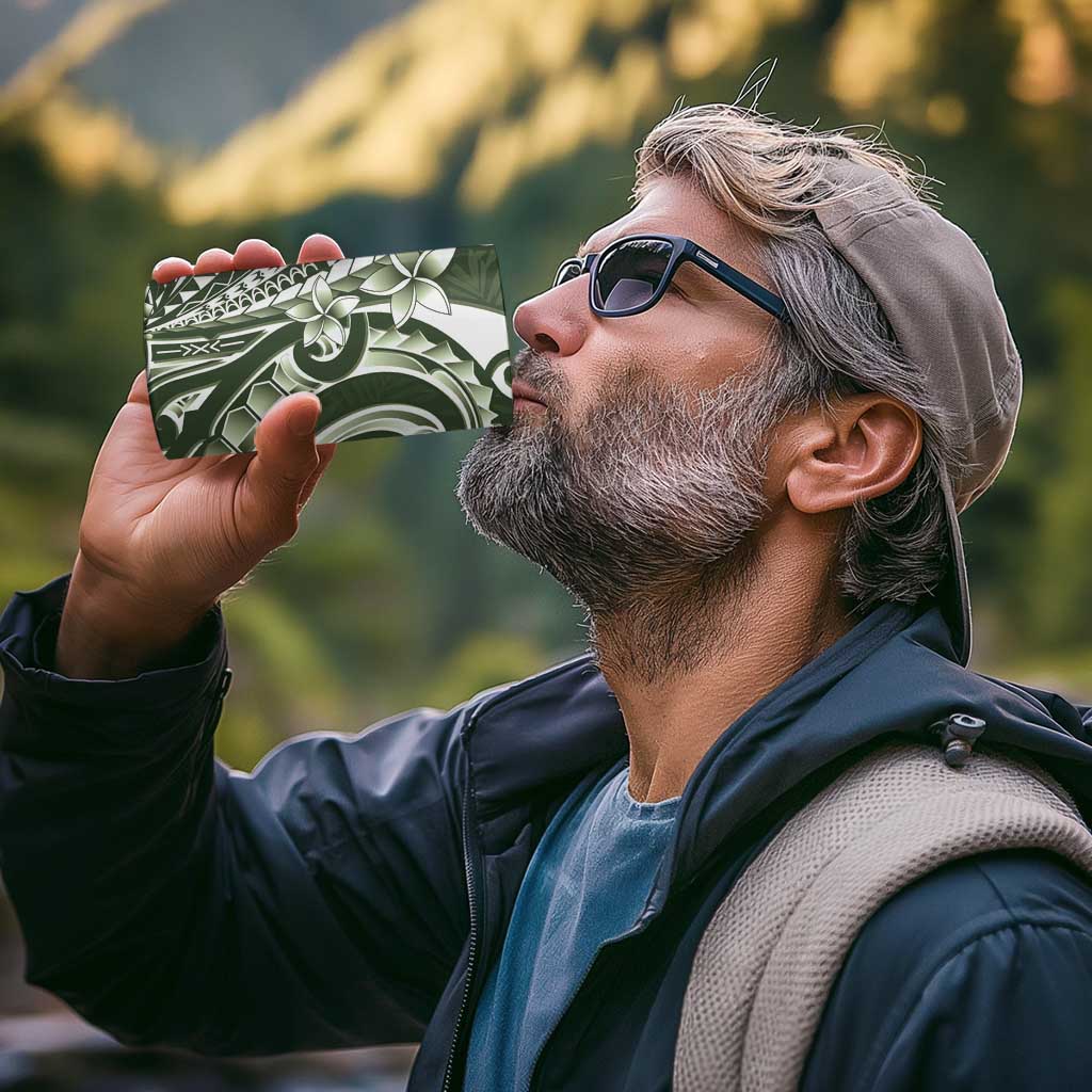 Kia Orana Cook Islands 4 in 1 Can Cooler Tumbler Matie Plumeria Tropical Waves - Polynesian Pride