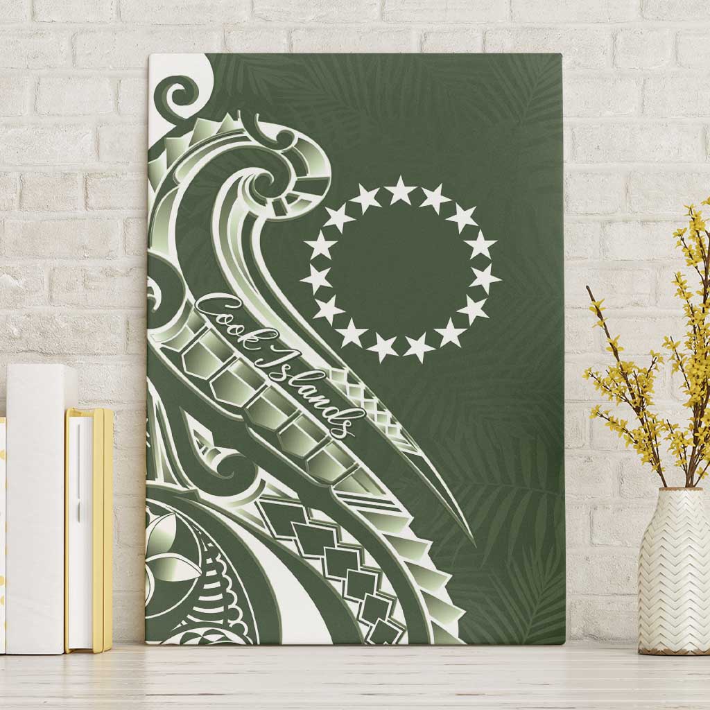 Kia Orana Cook Islands Canvas Wall Art Matie Plumeria Tropical Waves - Polynesian Pride