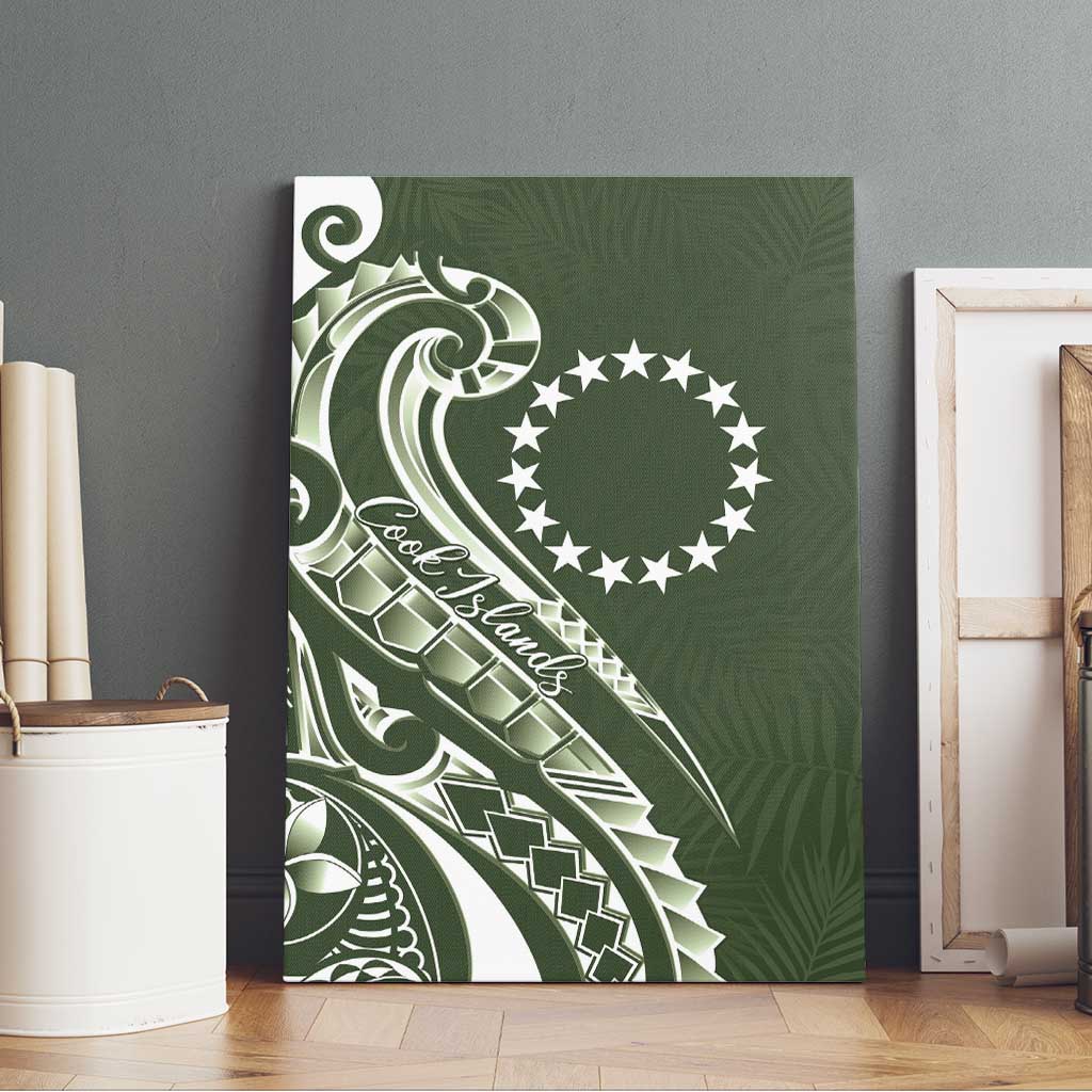 Kia Orana Cook Islands Canvas Wall Art Matie Plumeria Tropical Waves - Polynesian Pride