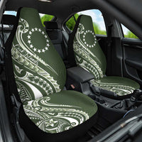 Kia Orana Cook Islands Car Seat Cover Matie Plumeria Tropical Waves - Polynesian Pride