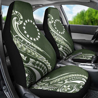 Kia Orana Cook Islands Car Seat Cover Matie Plumeria Tropical Waves - Polynesian Pride
