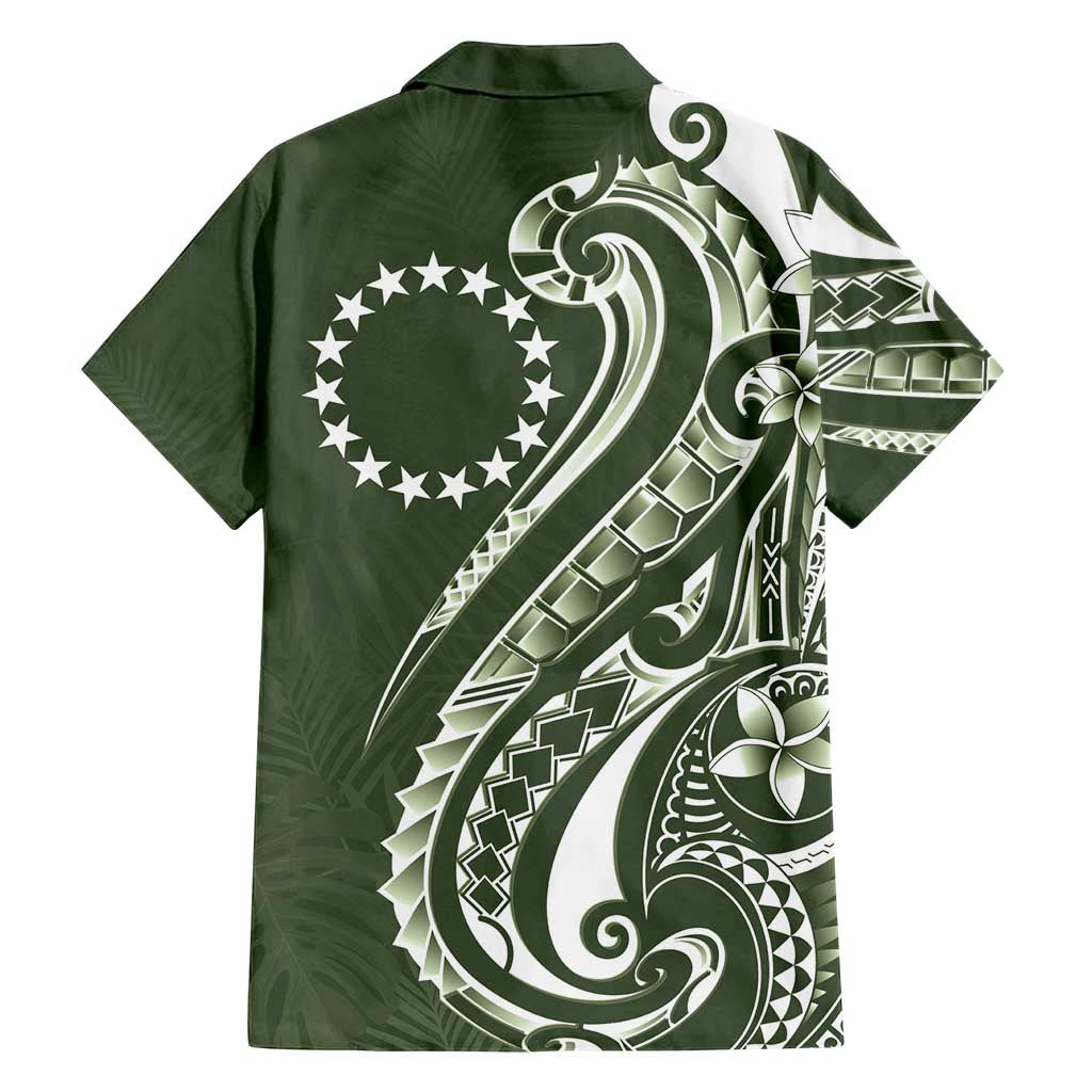 Kia Orana Cook Islands Family Matching Summer Maxi Dress and Hawaiian Shirt Matie Plumeria Tropical Waves - Polynesian Pride