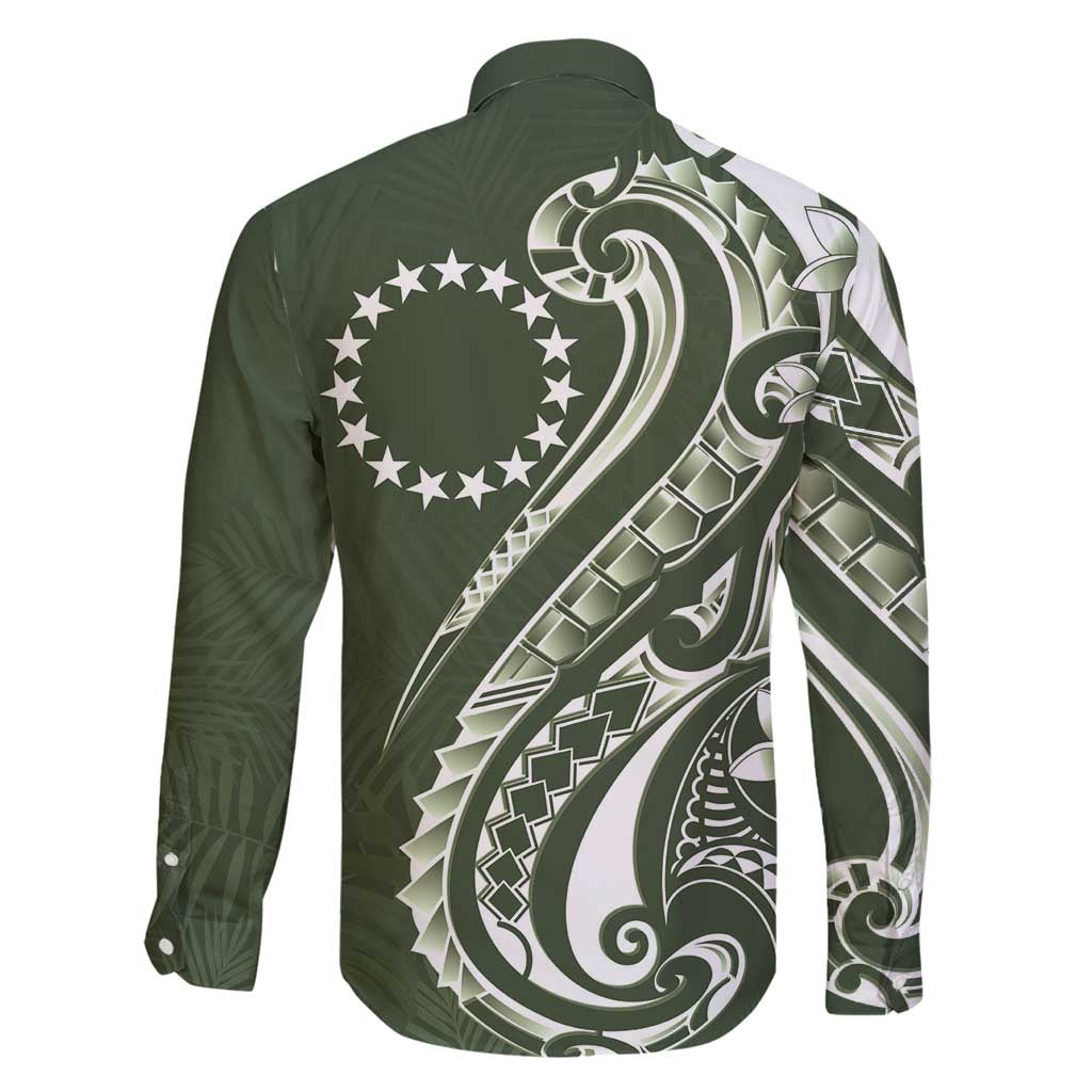 Kia Orana Cook Islands Family Matching Summer Maxi Dress and Hawaiian Shirt Matie Plumeria Tropical Waves - Polynesian Pride