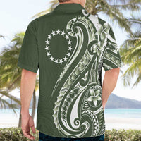 Kia Orana Cook Islands Hawaiian Shirt Matie Plumeria Tropical Waves - Polynesian Pride