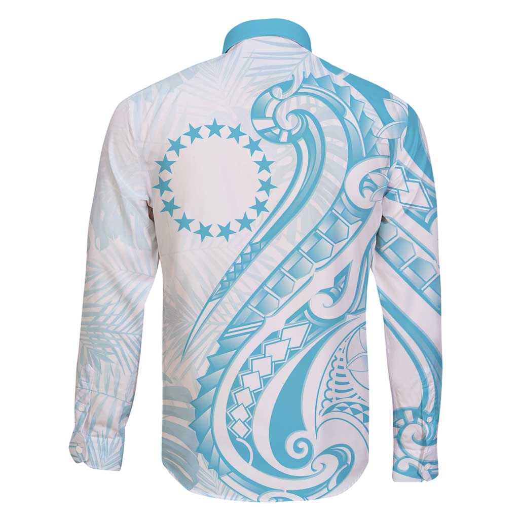 Kia Orana Cook Islands Family Matching Puletasi and Hawaiian Shirt Moana Plumeria Tropical Waves - Polynesian Pride