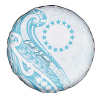 Kia Orana Cook Islands Spare Tire Cover Moana Plumeria Tropical Waves - Polynesian Pride
