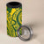 Kia Orana Cook Islands 4 in 1 Can Cooler Tumbler Plumeria Tropical Waves - Polynesian Pride