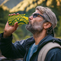 Kia Orana Cook Islands 4 in 1 Can Cooler Tumbler Plumeria Tropical Waves - Polynesian Pride