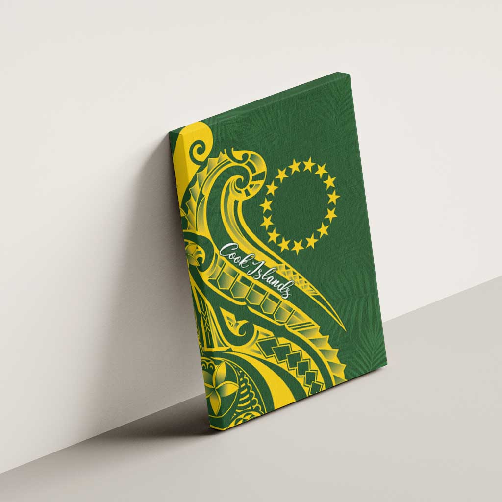 Kia Orana Cook Islands Canvas Wall Art Plumeria Tropical Waves - Polynesian Pride