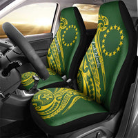 Kia Orana Cook Islands Car Seat Cover Plumeria Tropical Waves - Polynesian Pride