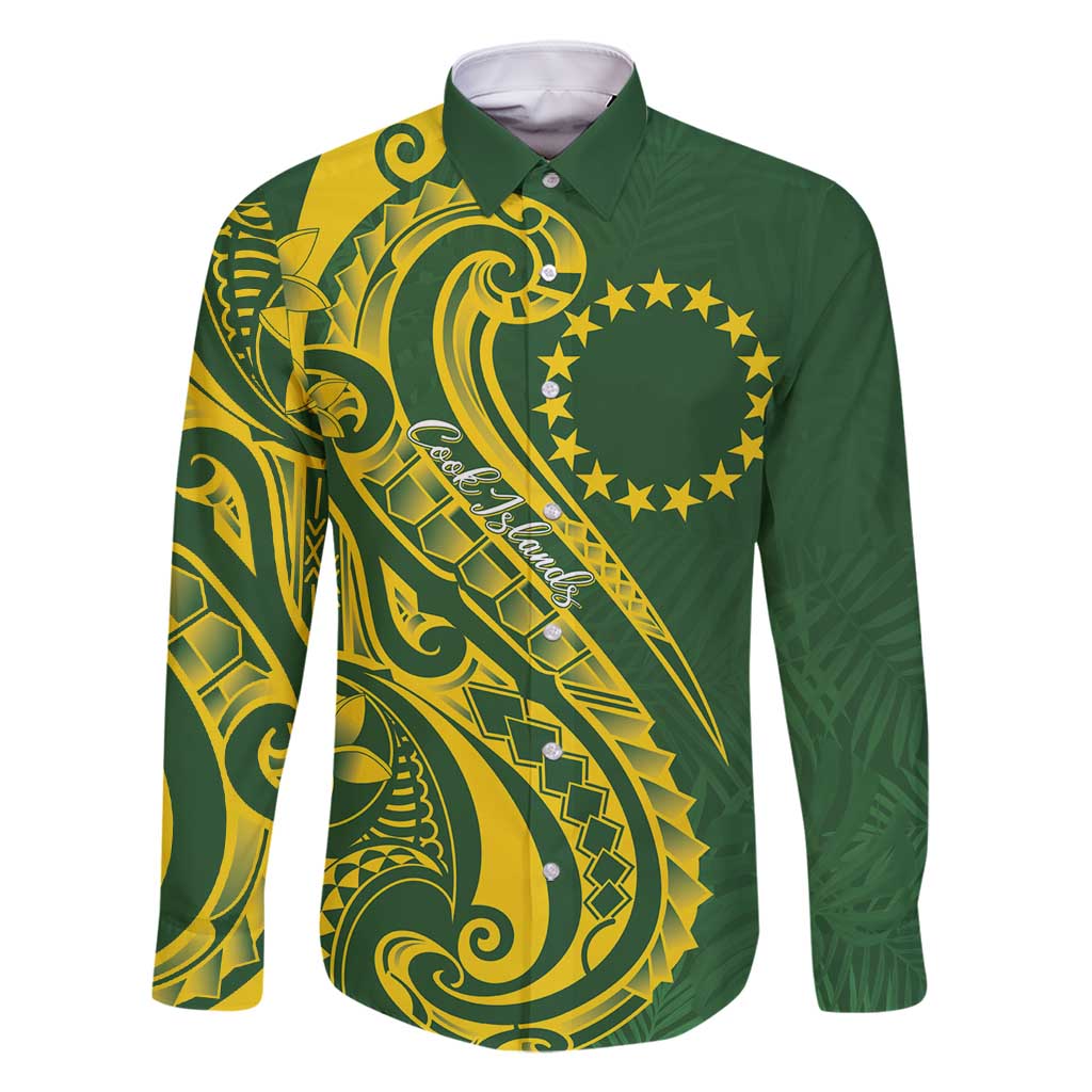 Kia Orana Cook Islands Family Matching Tank Maxi Dress and Hawaiian Shirt Plumeria Tropical Waves - Polynesian Pride