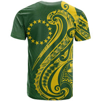 Kia Orana Cook Islands T Shirt Plumeria Tropical Waves - Polynesian Pride