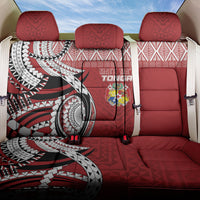 Mate Ma'a Tonga Rugby Kupesi Motifs Back Car Seat Cover Red Waves LT7 One Size Red - Polynesian Pride