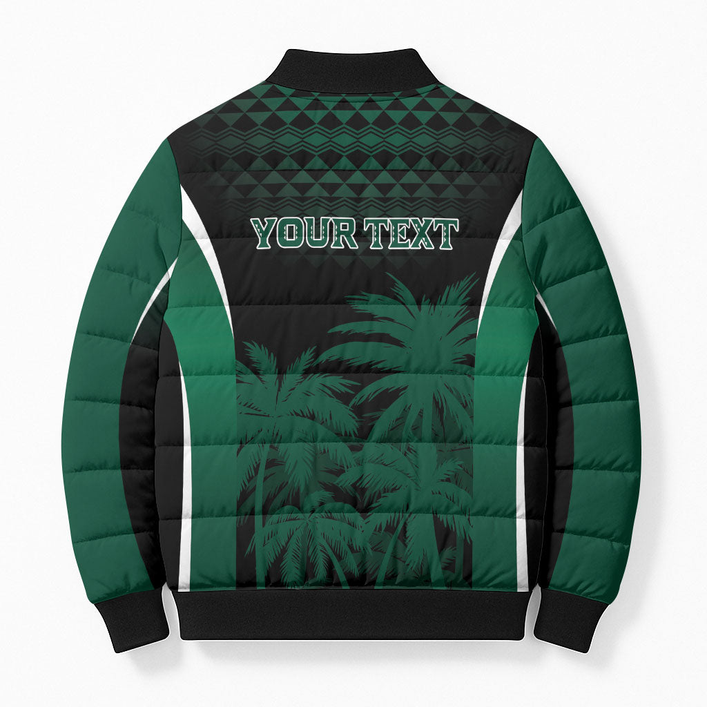 Hawaii Rainbow Warriors La'au Pama Personalized Bomber Puffer Jacket LT7 - Polynesian Pride