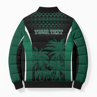 Hawaii Rainbow Warriors La'au Pama Personalized Bomber Puffer Jacket LT7 - Polynesian Pride
