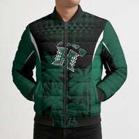 Hawaii Rainbow Warriors La'au Pama Personalized Bomber Puffer Jacket LT7 - Polynesian Pride
