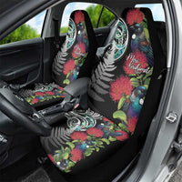 Meri Kirihimete New Zealand Car Seat Cover Tui on Pohutukawa