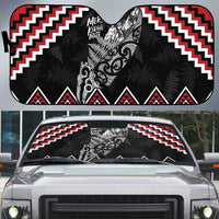 New Zealand Christmas Taniko Poutama Auto Sun Shade Mountainscape Maori Fern - Polynesian Pride