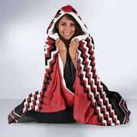 New Zealand Christmas Taniko Poutama Hooded Blanket Mountainscape Maori Fern - Polynesian Pride