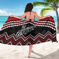 New Zealand Christmas Taniko Poutama Sarong Mountainscape Maori Fern - Polynesian Pride