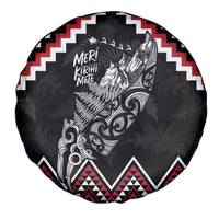New Zealand Christmas Taniko Poutama Spare Tire Cover Mountainscape Maori Fern - Polynesian Pride