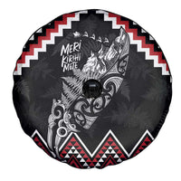 New Zealand Christmas Taniko Poutama Spare Tire Cover Mountainscape Maori Fern - Polynesian Pride