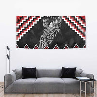 New Zealand Christmas Taniko Poutama Tapestry Mountainscape Maori Fern - Polynesian Pride