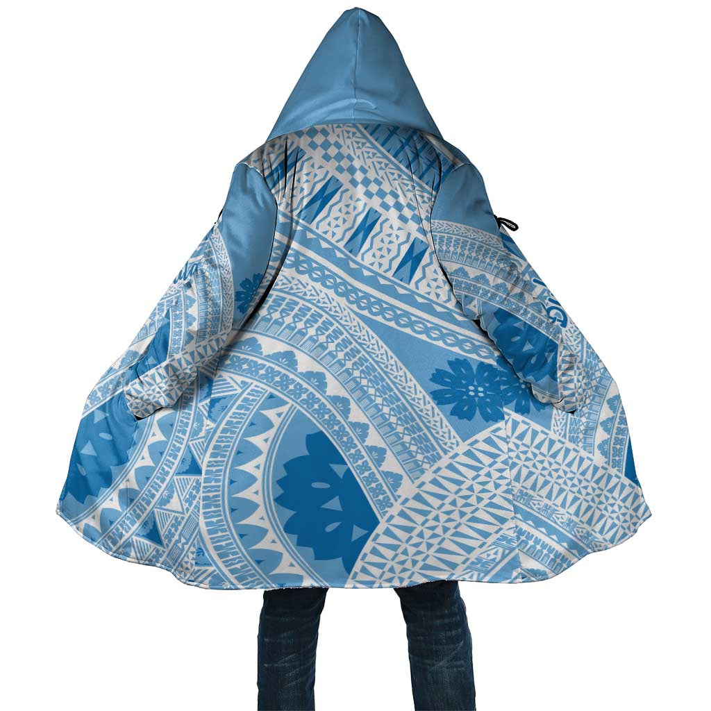 Bula Fiji Classic Masi Tapa Cloak Turquoise - Polynesian Pride