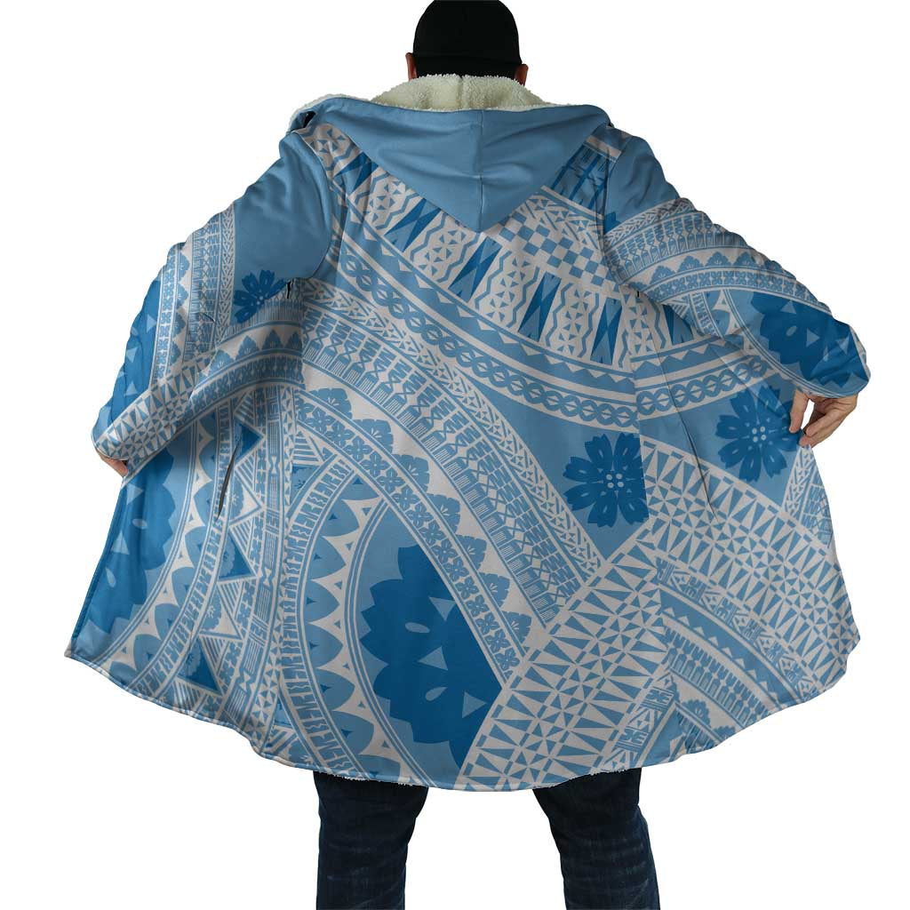 Bula Fiji Classic Masi Tapa Cloak Turquoise - Polynesian Pride