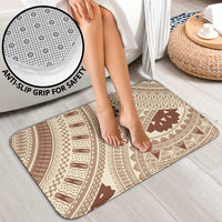 Bula Fiji Classic Masi Tapa Bathroom Set Vintage Beige - Polynesian Pride